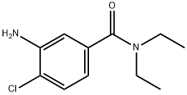 3-amino-4-chloro-N,N-diethylbenzamide Structural