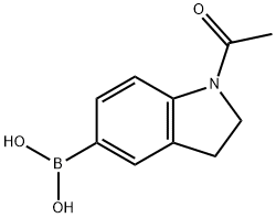 (1-ACETYL-2,3-DIHYDRO-1H-INDOL-5-YL)BORONIC ACID Structural