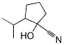 Cyclopentanecarbonitrile, 1-hydroxy-2-isopropyl- (7CI) Structural