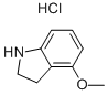 4-METHOXY-2,3-DIHYDRO-1H-INDOLE HYDROCHLORIDE Structural