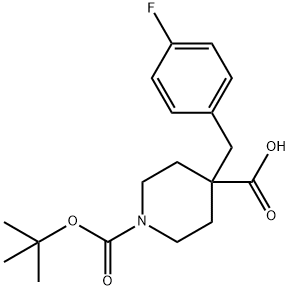 N-BOC-4-(4'-FLUORO) BENZYL-4-PIPERIDINE CARBOXYLIC ACID