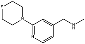 4-[(Methylamino)methyl]-2-(thiomorpholin-4-yl)pyridine