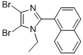 4,5-DIBROMO-1-ETHYL-2-NAPHTHALEN-1-YL-1H-IMIDAZOLE