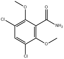 3,5-DICHLORO-2,6-DIMETHOXYBENZAMIDE Structural