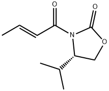 (N-CROTONYL)-(4S)-ISOPROPYL-2-OXAZOLIDINONE Structural