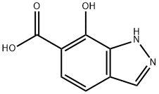 1H-Indazole-6-carboxylic acid, 7-hydroxy-