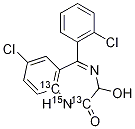 Lorazepam-13C2,15N Structural