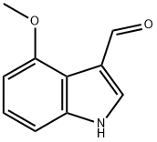 4-Methoxyindole-3-carboxaldehyde Structural