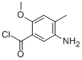 Benzoyl chloride, 5-amino-2-methoxy-4-methyl- (9CI) Structural