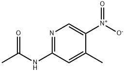 2-ACETAMIDO-5-NITRO-4-PICOLINE Structural