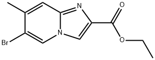 Ethyl 6-bromo-7-methylimidazo[1,2-a]pyridine-2-carboxylate Structural