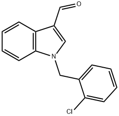 1-(2-CHLORO-BENZYL)-1H-INDOLE-3-CARBALDEHYDE Structural