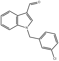 1-(3-CHLOROBENZYL)-1H-INDOLE-3-CARBALDEHYDE Structural