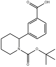 2-(3-Carboxy-phenyl)-piperidine-1-carboxylic acid tert-butyl ester
