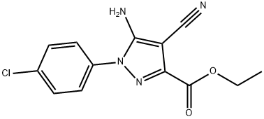 5-AMINO-4-CYANO-1-(4-CHLORO-PHENYL)-1H-PYRAZOLE-3-CARBOXYLIC ACID ETHYL ESTER