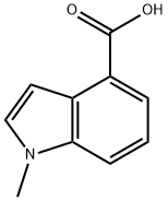 1-METHYL-1H-INDOLE-4-CARBOXYLIC ACID Structural