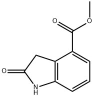 Methyl 2-oxindole-4-carboxylate Structural