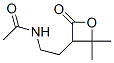 Acetamide,  N-[2-(2,2-dimethyl-4-oxo-3-oxetanyl)ethyl]- Structural
