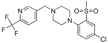 1-[4-CHLORO-2-(METHYLSULFONYL)PHENYL]-4-([6-(TRIFLUOROMETHYL)PYRIDIN-3-YL]METHYL)PIPERAZINE