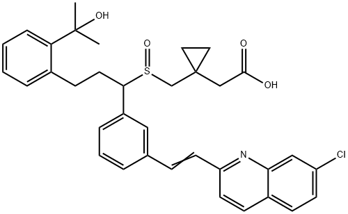 Montelukast Sulfoxide(Mixture of diastereomers) Structural
