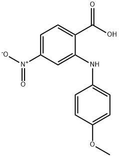 2-(4-METHOXY-PHENYLAMINO)-4-NITRO-BENZOIC ACID Structural