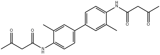 N,N'-(3,3'-Dimethyl-4,4'-biphenyldiyl)bis(3-oxobutanamide) Structural Picture