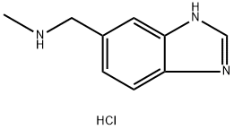 N-METHYL-(1H-BENZIMIDAZOL-5-YLMETHYL)AMINE DIOXALATE Structural