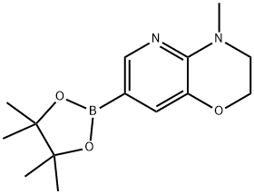 4-Methyl-3,4-dihydro-2H-pyrido[3,2-b][1,4]oxazine-7-boronic acid, pinacol ester