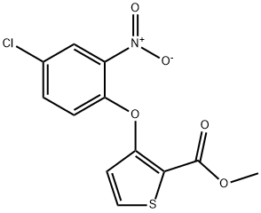 METHYL 3-(4-CHLORO-2-NITROPHENOXY)THIOPHENE-2-CARBOXYLATE