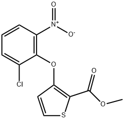 METHYL 3-(2-CHLORO-6-NITROPHENOXY)-2-THIOPHENECARBOXYLATE