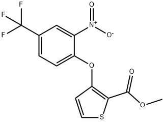 METHYL 3-[2-NITRO-4-(TRIFLUOROMETHYL)PHENOXY]THIOPHENE-2-CARBOXYLATE