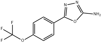 5-(4-TRIFLUOROMETHOXY-PHENYL)-[1,3,4]OXADIAZOL-2-YLAMINE Structural