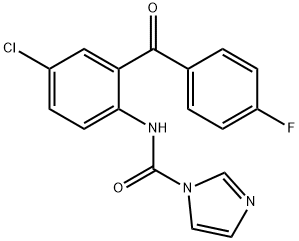 IMIDAZOLE-1-CARBOXYLIC ACID [4-CHLORO-2-(4-FLUORO-BENZOYL)-PHENYL]-AMIDE