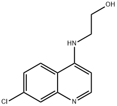 2-(7-CHLOROQUINOLIN-4-YLAMINO)ETHANOL Structural