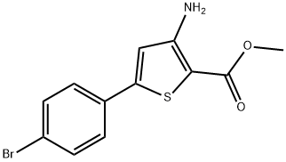 3-AMINO-5-(4-BROMOPHENYL)THIOPHENE-2-CARBOXYLIC ACID METHYL ESTER