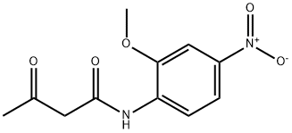 N-(2-methoxy-4-nitrophenyl)-3-oxobutanamide Structural