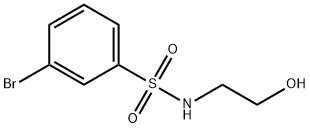 3-BROMO-N-(2-HYDROXYETHYL)BENZENESULPHONAMIDE 97 Structural