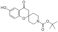 TERT-BUTYL 6-HYDROXY-4-OXOSPIRO[CHROMAN-2,4'-PIPERIDINE]-1'-CARBOXYLATE