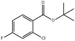 tert-Butyl2-chloro-4-fluoroBenzoate Structural