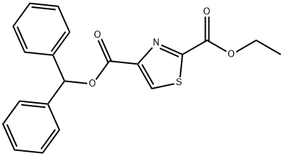 2,4-Thiazoledicarboxylic  acid,4-(diphenylmethyl)  2-ethyl  ester