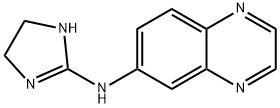 N-(4,5-Dihydro-1H-iMidazol-2-yl)-6-quinoxalinaMine Structural