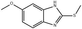 5-METHOXY-2-(METHYLTHIO)BENZIMIDAZOLE Structural