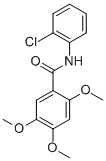 BENZAMIDE, N-(2-CHLOROPHENYL)-2,4,5-TRIMETHOXY-