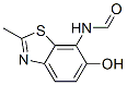 Formamide, N-(6-hydroxy-2-methyl-7-benzothiazolyl)- (7CI) Structural