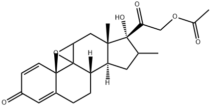 9beta,11beta-epoxy-17,21-dihydroxy-16beta-methylpregna-1,4-diene-3,20-dione 21-acetate