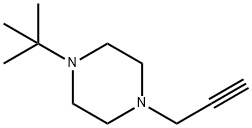 Piperazine, 1-tert-butyl-4-(2-propynyl)- (7CI) Structural