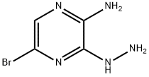 2-AMINO-5-BROMO-3-HYDRAZINOPYRAZINE Structural