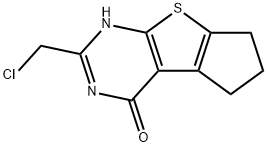 2-(CHLOROMETHYL)-3,5,6,7-TETRAHYDRO-4H-CYCLOPENTA[4,5]THIENO[2,3-D]PYRIMIDIN-4-ONE