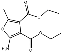 DIETHYL 2-AMINO-5-METHYLFURAN-3,4-DICARBOXYLATE Structural