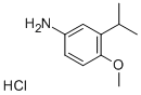 2-ISOPROPYL-4-AMINO ANISOLE HYDROCHLORIDE Structural